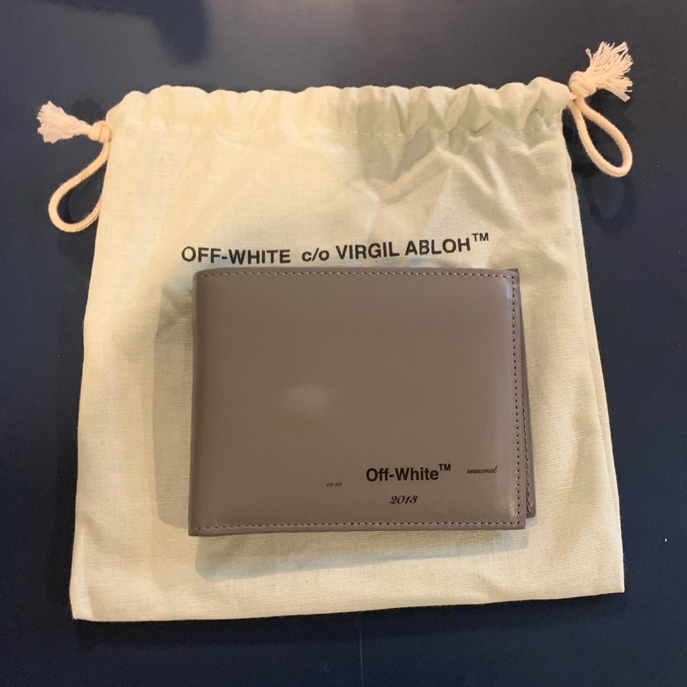 Off White Bi-Fold Wallet